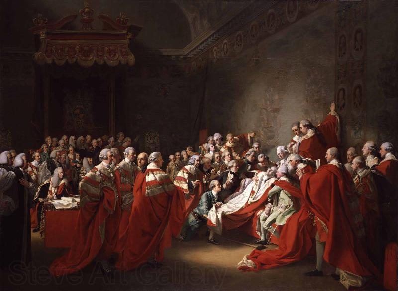 John Singleton Copley Death of the Earl of Chatham France oil painting art